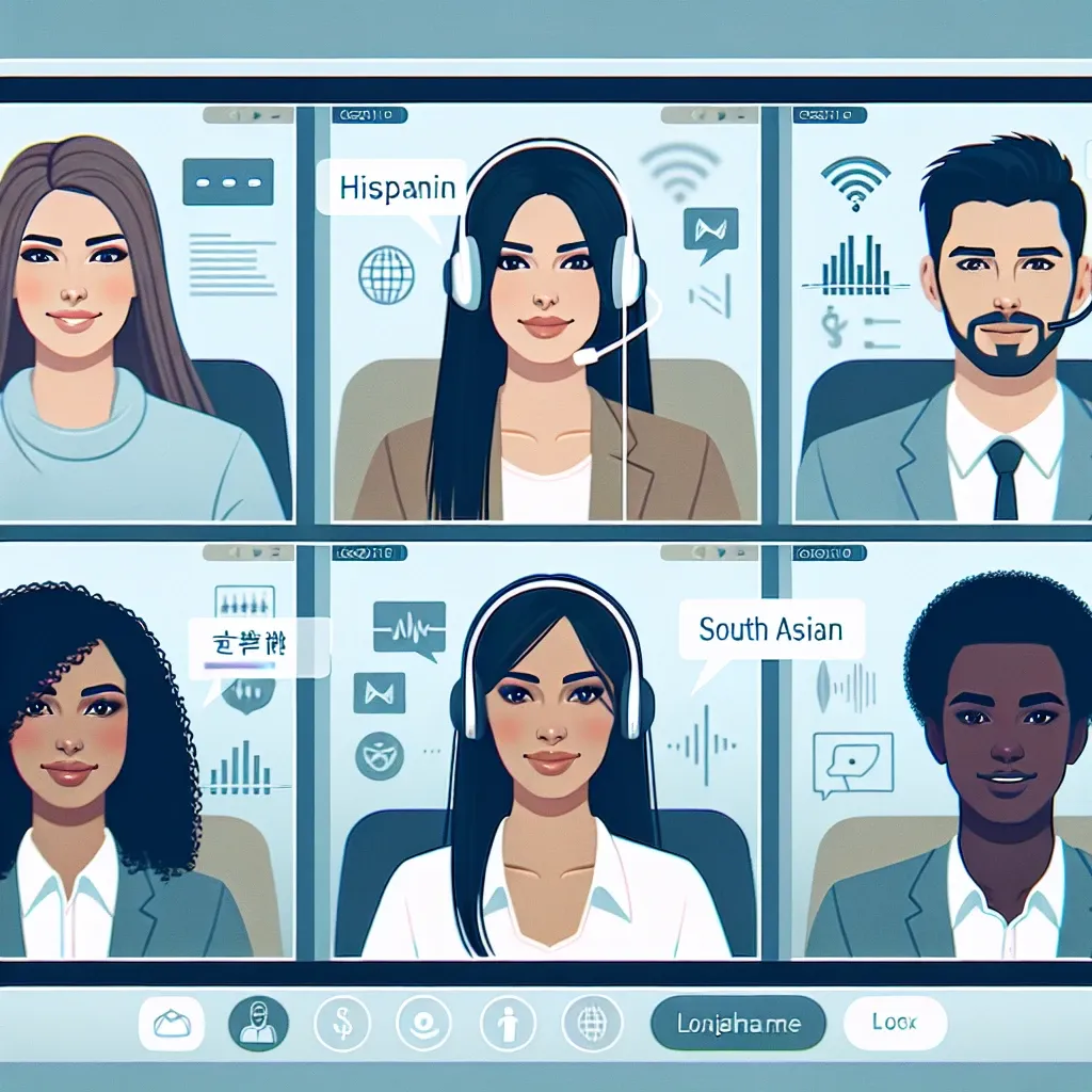 "AI transcription interface in Microsoft Teams showcasing multi-language support for enhanced collaboration."