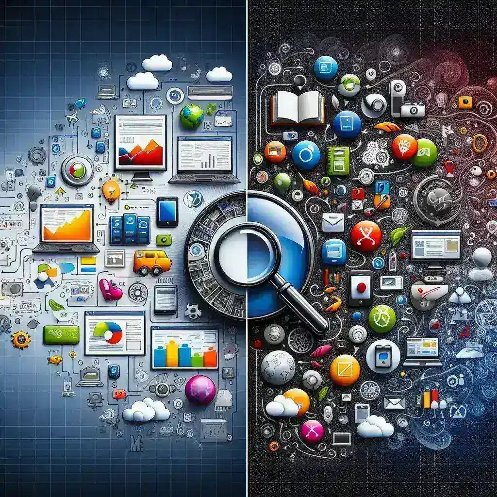What are the differences between a web browser and a search engine?