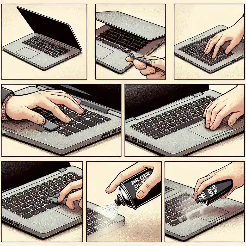 How to Clean a Laptop Keyboard?