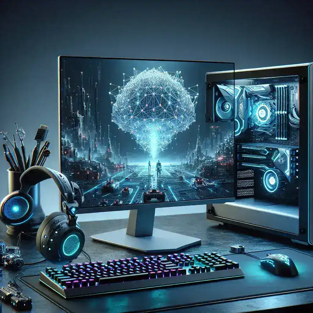 How do gaming PCs benefit from AI-enhanced anti-aliasing techniques?