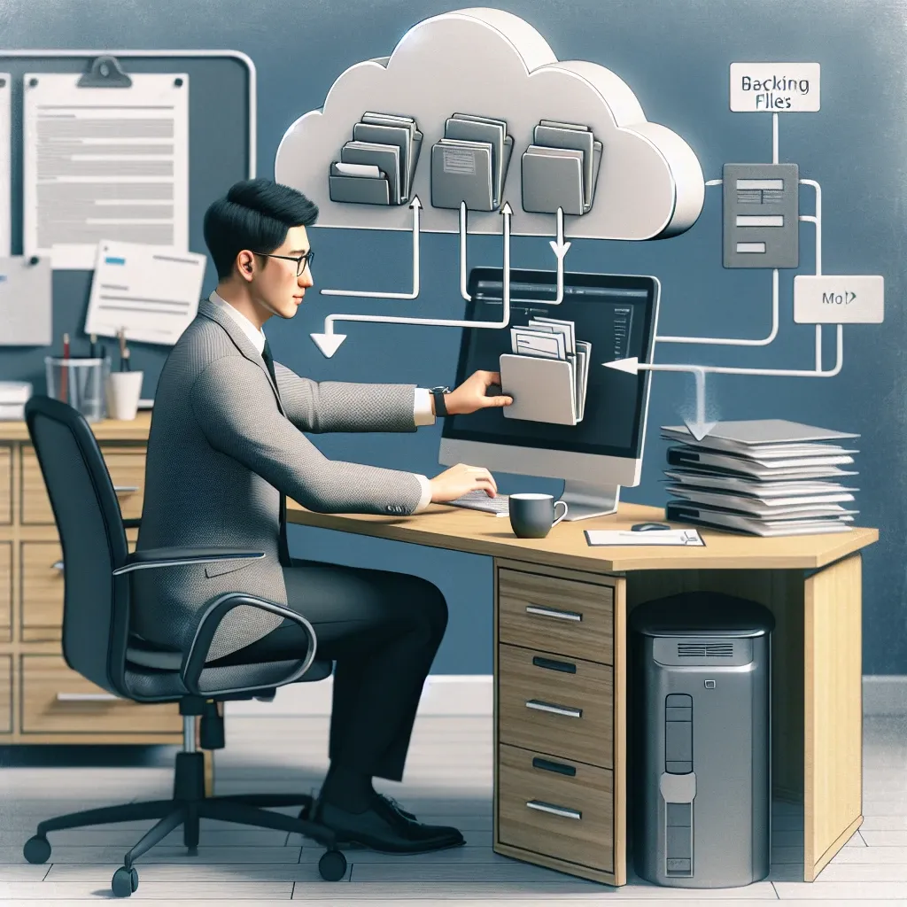 How do I back up important files on my computer?