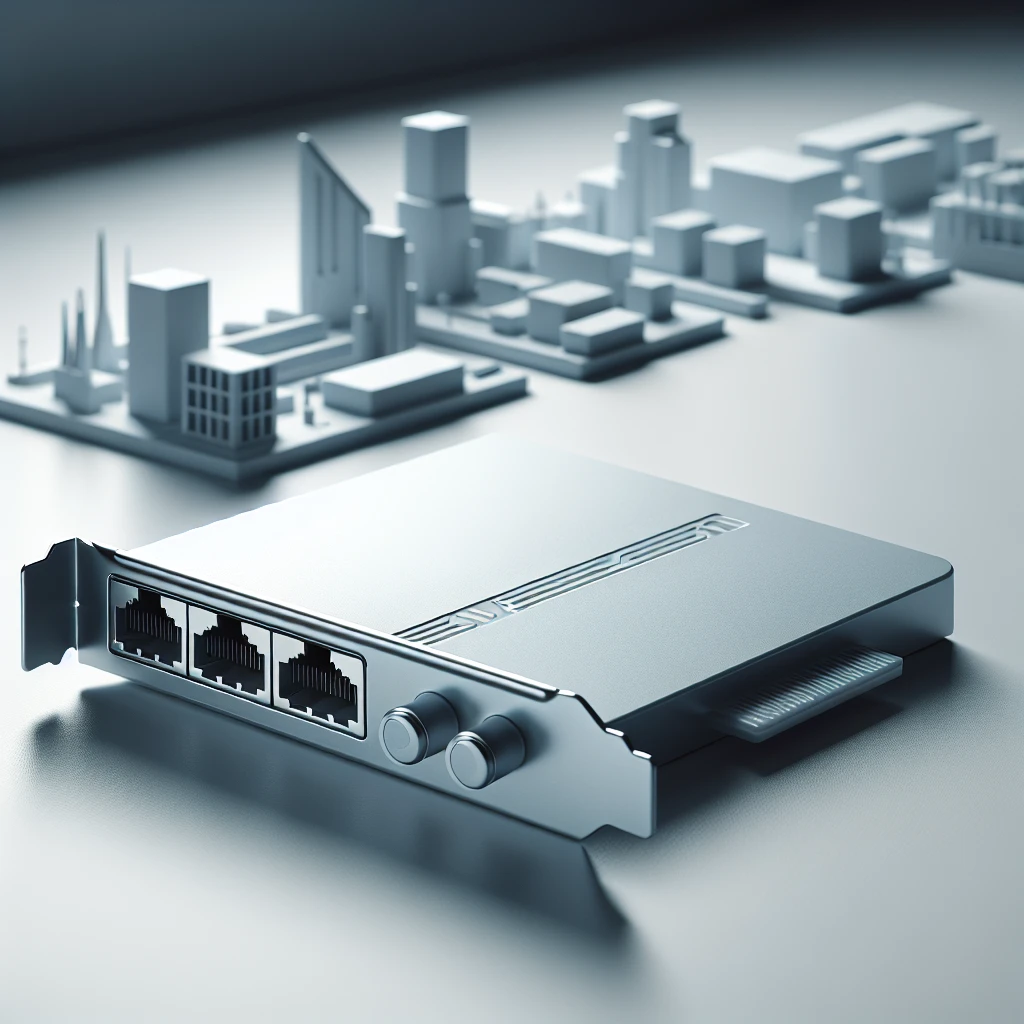 What is a low-profile network adapter?