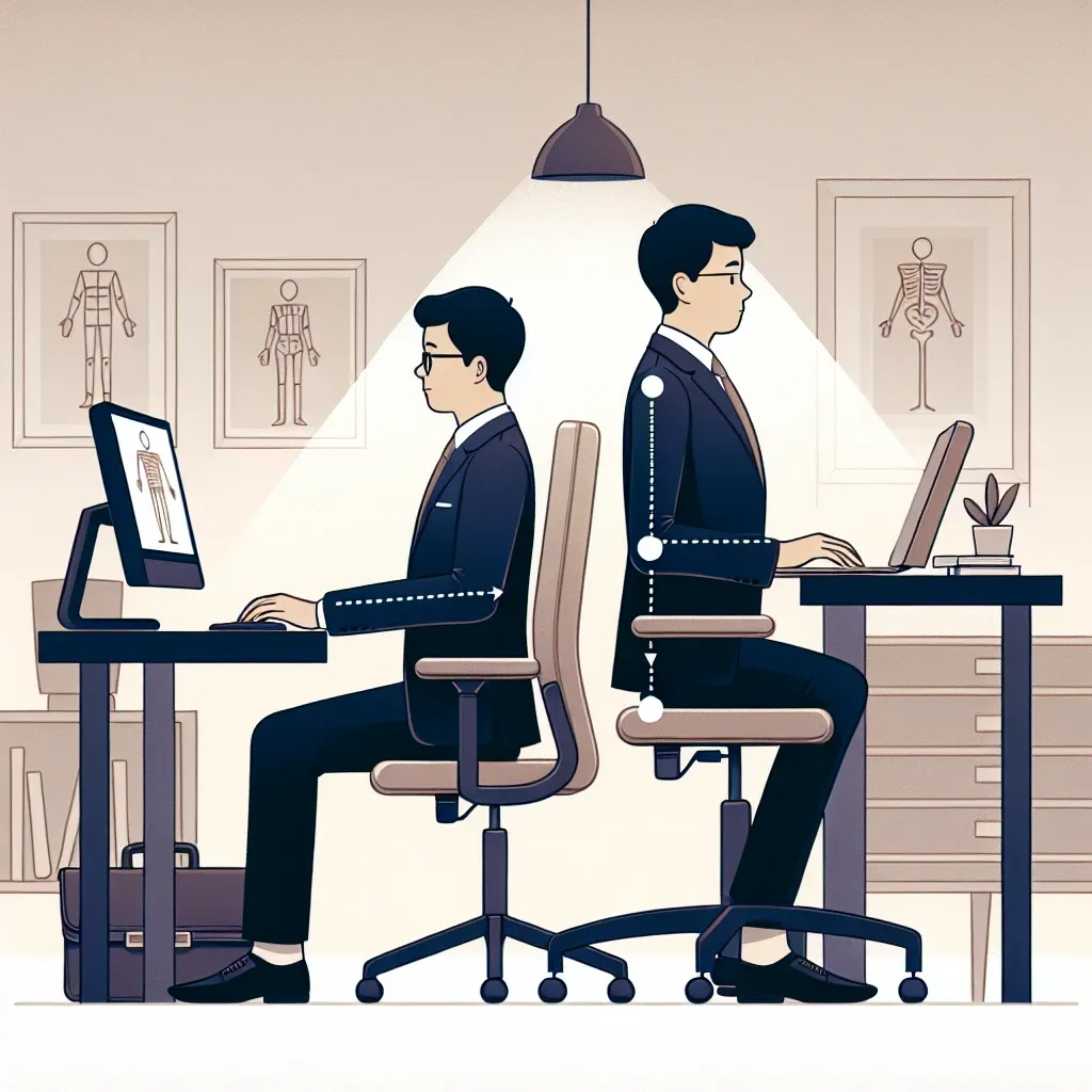 How to Sit at a Computer?